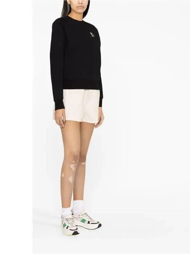 Women's Dressed Fox Patch Adjusted Sweatshirt Black - MAISON KITSUNE - BALAAN 5