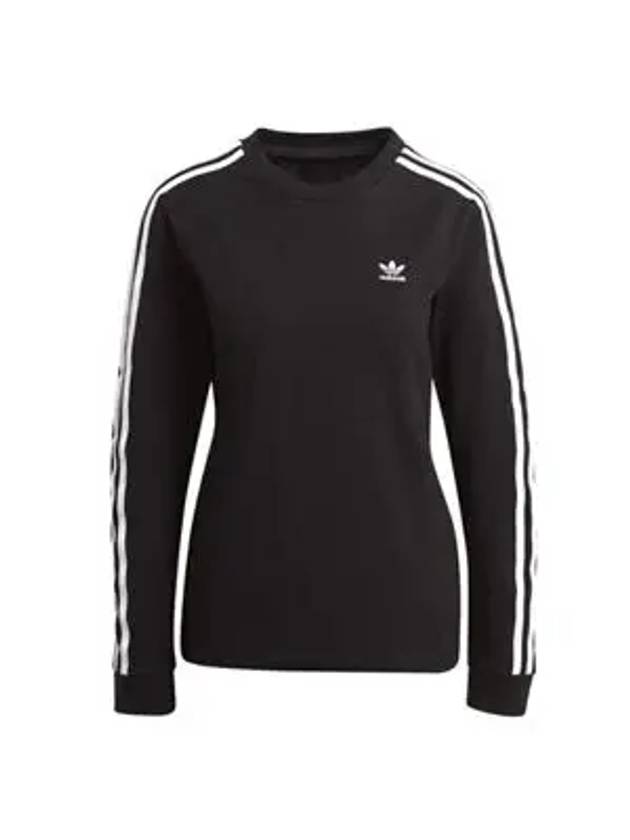 Adicolor Classics Long Sleeve T-Shirt Black - ADIDAS - BALAAN 4