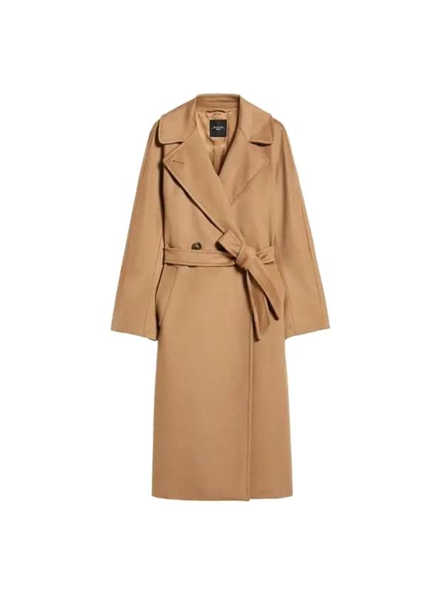 Women's Resina Wool Broadcloth Double Coat Camel - MAX MARA - BALAAN 1