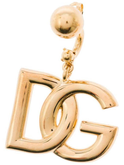 DG logo drop earrings gold - DOLCE&GABBANA - BALAAN 2