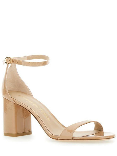 'Nudistarc' Pink Sandals With High Block Heel In Leather Woman - STUART WEITZMAN - BALAAN 2