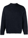 La Maille Pavane Knit Top Dark Navy - JACQUEMUS - BALAAN 1