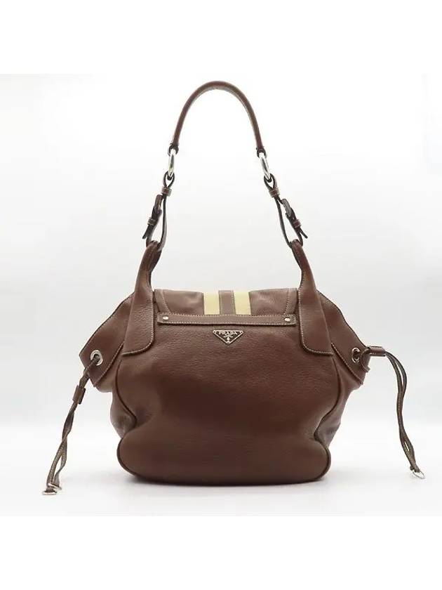 brown shoulder bag - PRADA - BALAAN 3