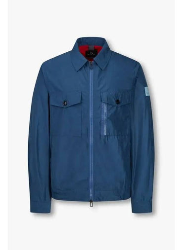 PS collared zip up smart blouson blue - PAUL SMITH - BALAAN 1