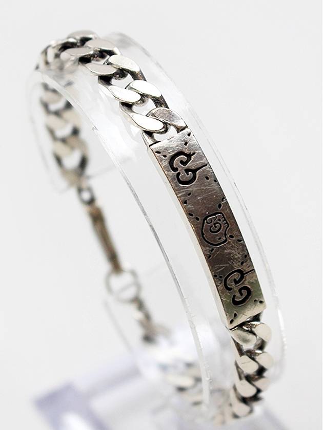 Ghost Silver Chain Bracelet No 17 455321 - GUCCI - BALAAN 2