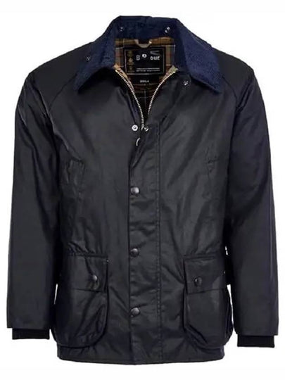 Bedale Wax Half Lined Jacket Navy - BARBOUR - BALAAN 2