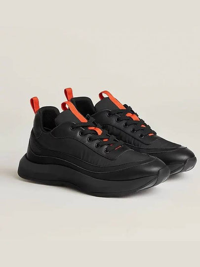 Gramme Low-Top Sneakers Black - HERMES - BALAAN 2