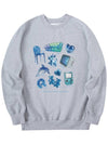 Blue Collector Sweatshirt Gray - RADINEO - BALAAN 1