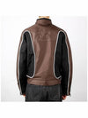 J-Blink Color Block Biker Jacket Black Brown - DIESEL - BALAAN 5