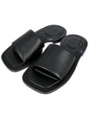 Void Leather Slippers Black - BALENCIAGA - BALAAN 3