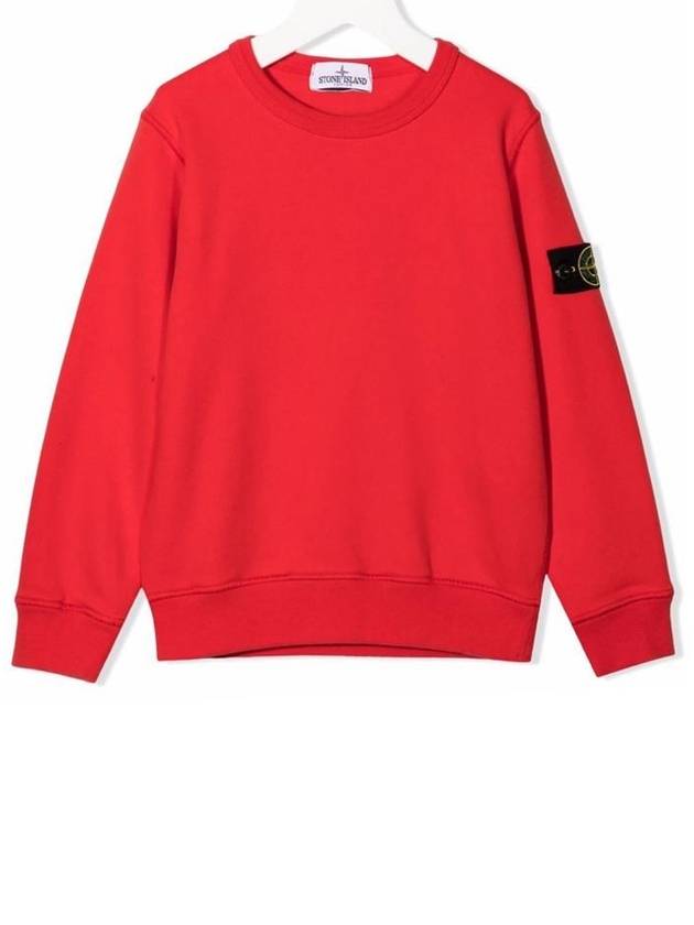 14 year old size red round wappen sweatshirt 751661340 - STONE ISLAND - BALAAN 1