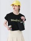 Artwork loose fit sleeveless t-shirt BLACK - MONBIRDIE GOLF - BALAAN 7