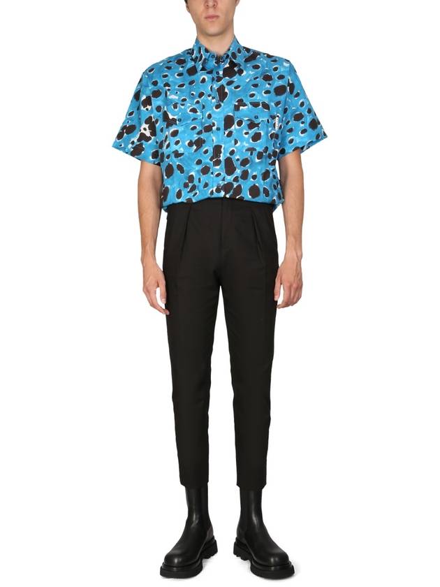 pop dot print short sleeve shirt - MARNI - BALAAN 3