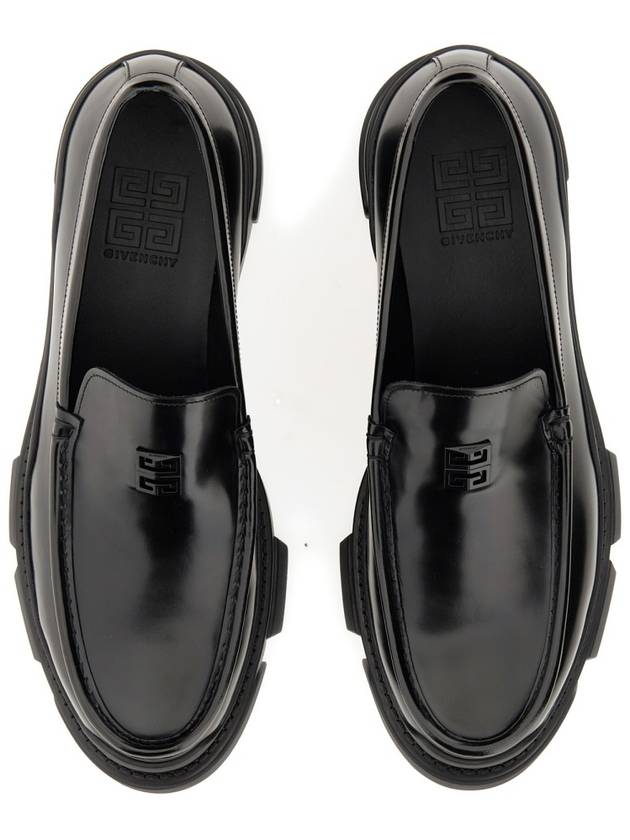 Terra Leather Loafers Black - GIVENCHY - BALAAN 4