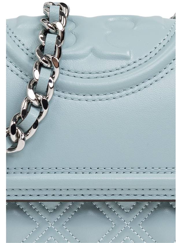 Tory Burch Shoulder Bag Fleming Small, Women's, Light Blue - TORY BURCH - BALAAN 6