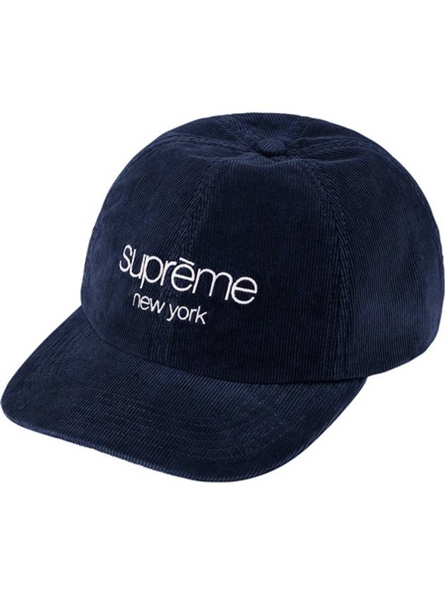 Goretex Corduroy Classic Logo 6Panel Navy - SUPREME - BALAAN 1