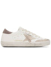 Super Star Lace Up Low Top Sneakers Light Brown White - GOLDEN GOOSE - BALAAN 3