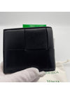 Intrecciato Cassette Half Wallet Black - BOTTEGA VENETA - BALAAN 4