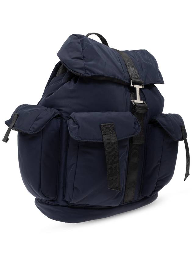 Iceberg Backpack With Logo, Men's, Navy Blue - ICEBERG - BALAAN 4