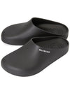 Logo Full POOL Closed Slide Black - BALENCIAGA - BALAAN.