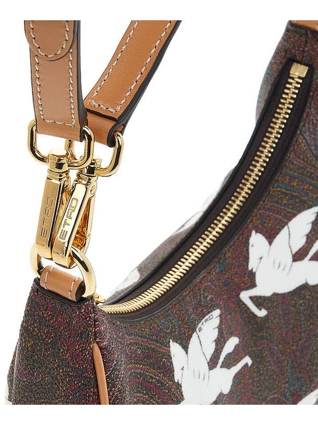 Stampa Pegasus Shoulder Bag Brown White - ETRO - BALAAN 9