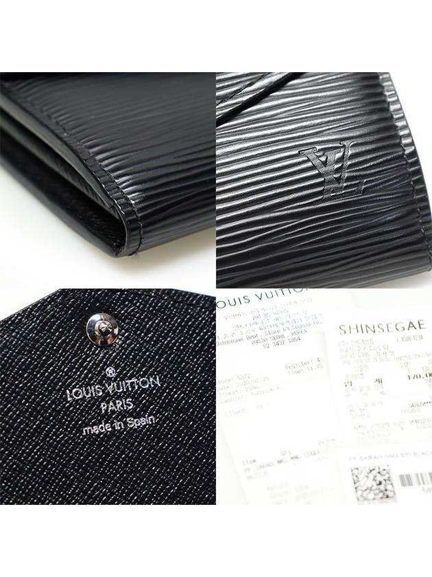 M60582 Black Epi Leather Sarah Wallet Long - LOUIS VUITTON - BALAAN 7