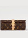 3 Watch Case Pouch Bag Brown - LOUIS VUITTON - BALAAN 4