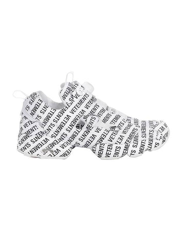 Monogram Fury Low Top Sneakers White - VETEMENTS - BALAAN 1