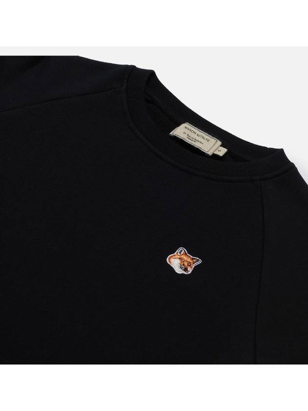 Fox Head Patch Adjusted Sweatshirt Black - MAISON KITSUNE - BALAAN 5