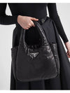 Padded Soft Nappa Tote Bag Black - PRADA - BALAAN 4