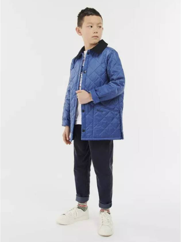 Kids Quilted Jacket CQU0047 Blue L 10 11Y XL 12 13Y - BARBOUR - BALAAN 3