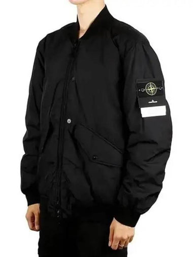 Wappen Patch Crinkle Claps Wind Bomber Jacket 271655 - STONE ISLAND - BALAAN 1