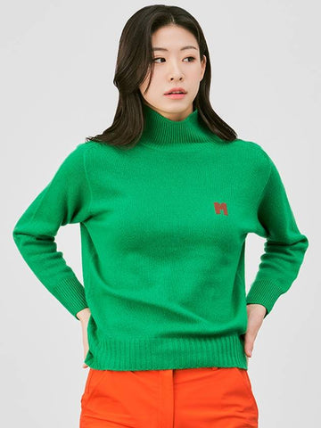 9010 woolcashmere m logo turtle green - MILESANDMILESANDMILES - BALAAN 1