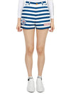 Women's Airline Border Shorts Navy - HORN GARMENT - BALAAN 2