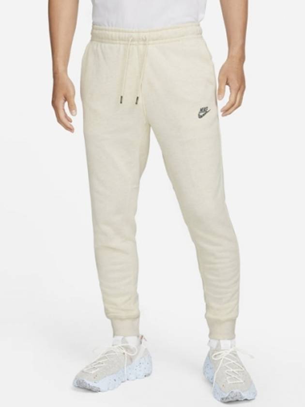 01 DH1037 113 Revival Fleece Pants Coconut Milk - NIKE - BALAAN 1