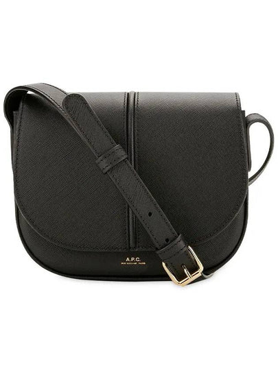 Betty Saffiano Cross Bag Black - A.P.C. - BALAAN 2