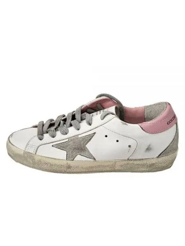 Superstar White Pink Heel Tab Sneakers - GOLDEN GOOSE - BALAAN 2