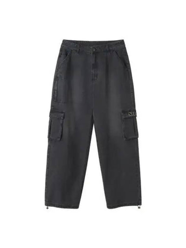 Acid Cargo Jogger Pants Washed Black - SCULPTOR - BALAAN 1