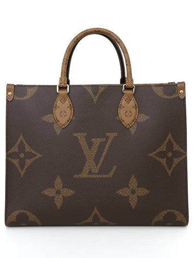 On the Go MM Monogram Reverse Tote Bag M45321 - LOUIS VUITTON - BALAAN 1