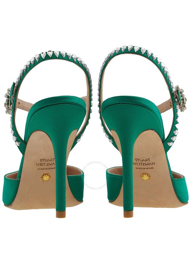 Stuart Weitzman Ladies Kelly Green Gemcut 100 Ankle Strap Pump, Brand Size 36 ( US Size 5.5 ) - STUART WEITZMAN - BALAAN 3