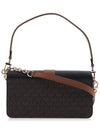 Greenwich Medium Logo Shoulder Bag Brown - MICHAEL KORS - BALAAN 4