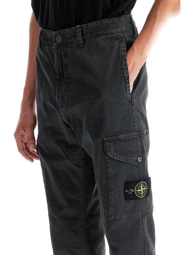 Wappen Logo Classic Cargo Straight Pants Grey - STONE ISLAND - BALAAN 5