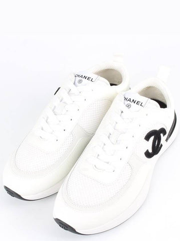 CC logo mesh suede sneakers 41 260 - CHANEL - BALAAN 1