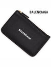 Logo Zipper Card Wallet Black - BALENCIAGA - BALAAN 5