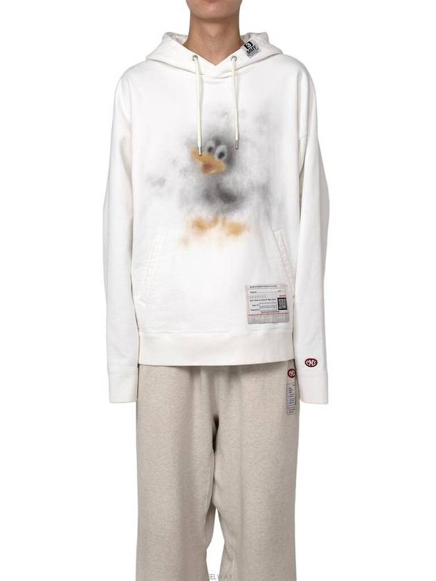 Duck Printed Hoodie White - MIHARA YASUHIRO - BALAAN 2