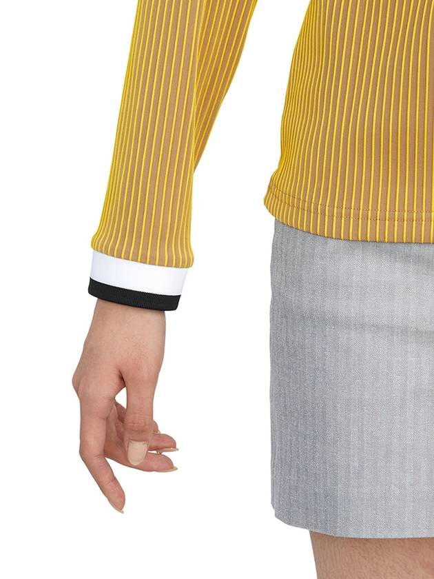 Leonor Mid Layer Long Sleeve T-Shirt Yellow - J.LINDEBERG - BALAAN 10