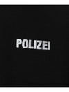 Polizei Logo Sweatshirt Black - VETEMENTS - BALAAN 4