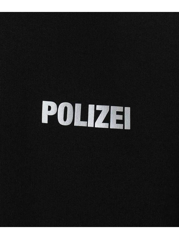 Polizei Logo Sweatshirt Black - VETEMENTS - BALAAN 4