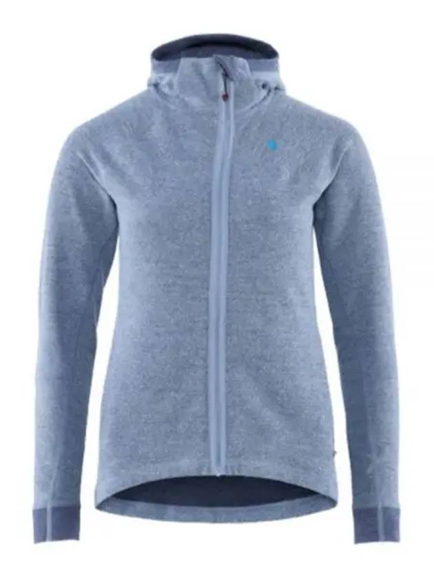 Hodur Hooded Zip Woman Faded Blue 10039680 - KLATTERMUSEN - BALAAN 1