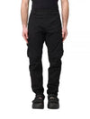 Stretch Sateen Ergonomic Lens Utility Straight Pants Black - CP COMPANY - BALAAN 2